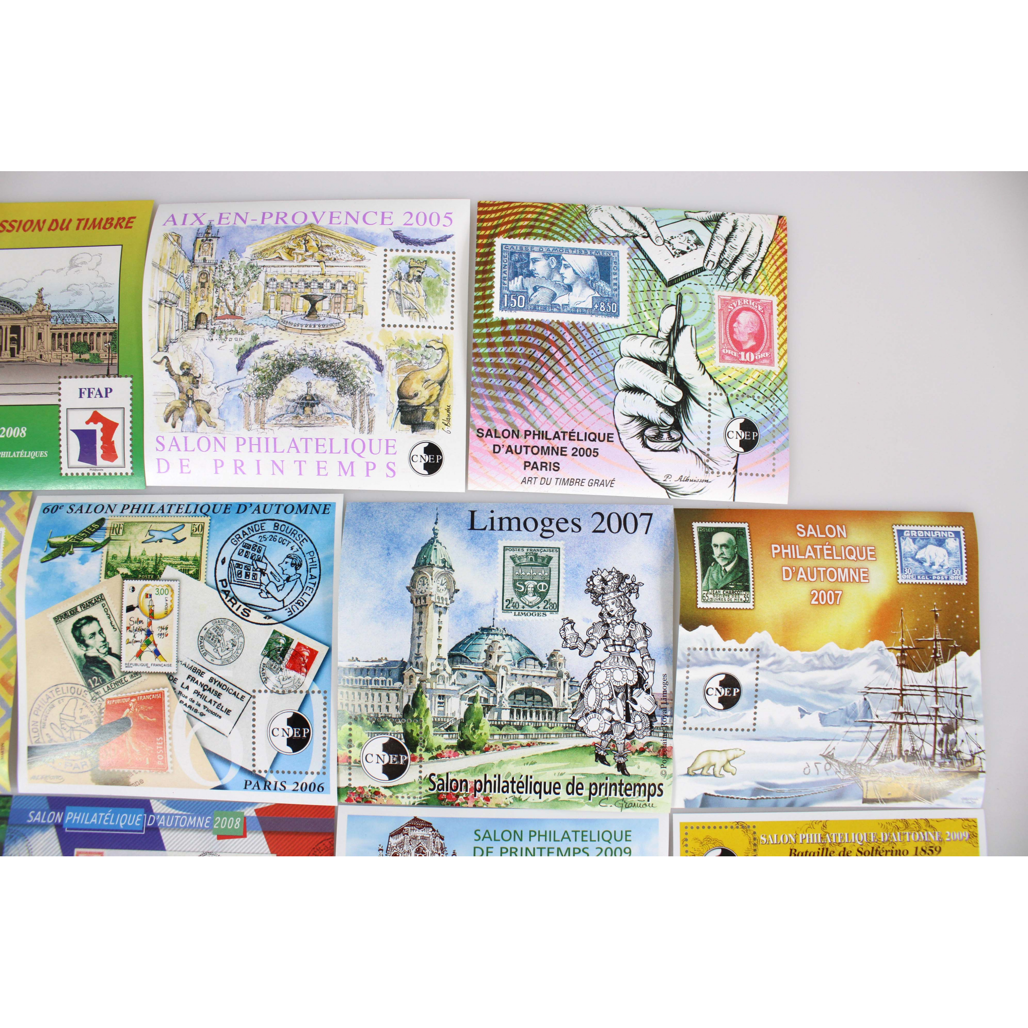 COLLECTION BLOCS CNEP FRANCE N°43 A 59 COMPLETS + FFAP 1 ET 2, NEUFS** 2005-2011