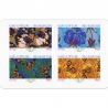 CARNET FRANCE BC2276 FLEURS ET PAPILLONS, TIMBRES POUR AFFRANCHIR 12 LETTRES 20G