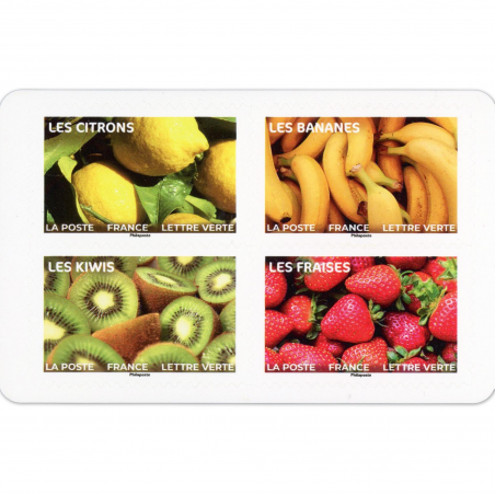 CARNET FRANCE BC2288 FRUITS A SAVOURER, TIMBRES POUR AFFRANCHIR 12 LETTRES 20G