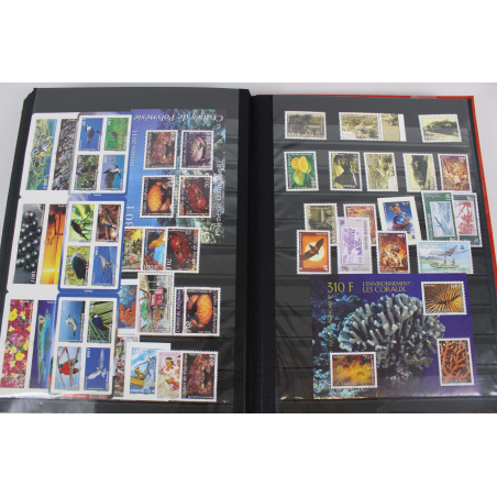 STOCK DE TIMBRES DE POLYNÉSIE DE 2001 A 2011 TIMBRES NEUFS** FACIALE 460 EUROS