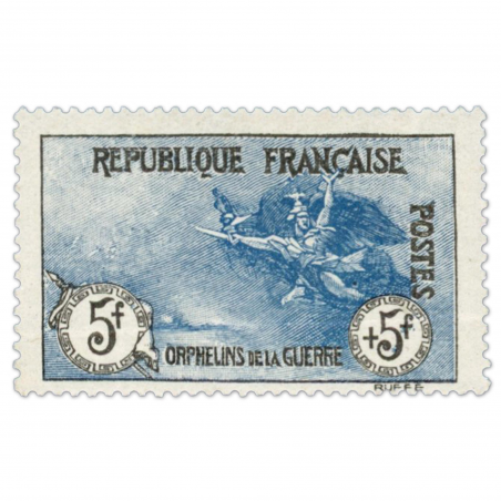 FRANCE SÉRIE ORPHELINS N° 148 A 155 TIMBRES NEUFS*, 155 SANS CH, SIGNÉS BRUN