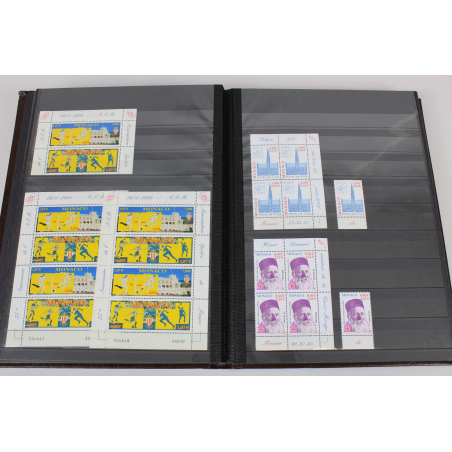 COLLECTION / STOCK DE MONACO DE 1999 A 2010 NEUFS** BORD DE FEUILLE FACIALE 700€