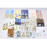 STOCK DE TIMBRES DE 2015 AVEC TIMBRES/BLOCS NOMBREUX EXEMPLAIRES GROSSE FACIALE