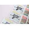 STOCK DE TIMBRES DE 2015 AVEC TIMBRES/BLOCS NOMBREUX EXEMPLAIRES GROSSE FACIALE