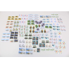 STOCK DE TIMBRES DE 2015 AVEC TIMBRES/BLOCS NOMBREUX EXEMPLAIRES GROSSE FACIALE