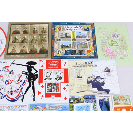 COLLECTION DE FRANCE ANNÉE 2020 TIMBRES NEUFS, TP ET BLOCS FACIALE 118 EUROS
