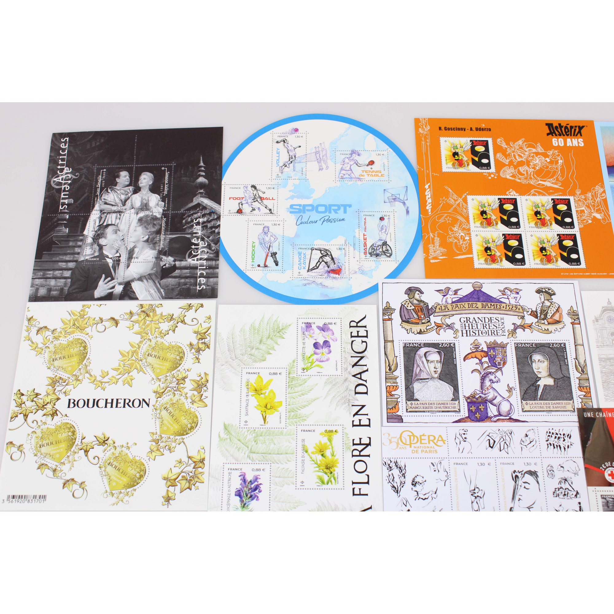 COLLECTION DE FRANCE ANNÉE 2019 TIMBRES NEUFS, TP ET BLOCS FACIALE 106 EUROS