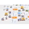 LOT DE FRANCE ANNÉE 2020 TIMBRES POSTE NEUFS**, VALEUR FACIALE 128 EUROS