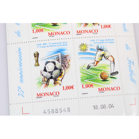 LOT DE 50 BLOCS DE MONACO N° 2465-2466, TIMBRES NEUFS** VALEUR FACIALE 200 EUROS