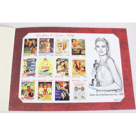 MONACOPHIL 2019 "LES FILMS DE GRACE KELLY", TIMBRES NON DENTELÉS NEUFS**