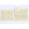 FRANCE N° 164/165/166/168/169 ORPHELINS SURCHARGÉS BLOCS 4 TIMBRES NEUFS** 1922