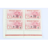 FRANCE N° 164/165/166/168/169 ORPHELINS SURCHARGÉS BLOCS 4 TIMBRES NEUFS** 1922