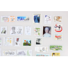 LOT DE FRANCE ANNÉE 2020 TIMBRES POSTE NEUFS**, VALEUR FACIALE 53 EUROS