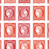 FEUILLET FRANCE N° F4871 SALON DU TIMBRE 2014, TIMBRES CÉRÈS 1849 NON DENTELÉS