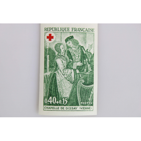 FRANCE NON DENTELÉS N° 1661-1662 AU PROFIT DE LA CROIX ROUGE, TIMBRES NEUFS**