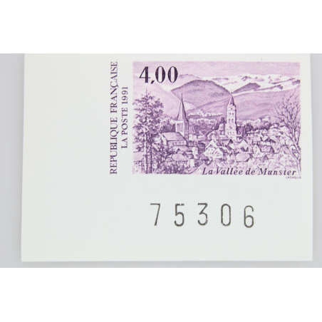 FRANCE NON DENTELÉS N° 2704 A 2707 SÉRIE TOURISTIQUE, TIMBRES NEUFS** 1991