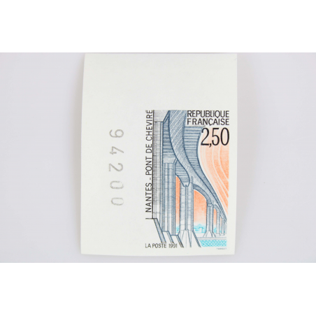 FRANCE NON DENTELÉS N° 2704 A 2707 SÉRIE TOURISTIQUE, TIMBRES NEUFS** 1991