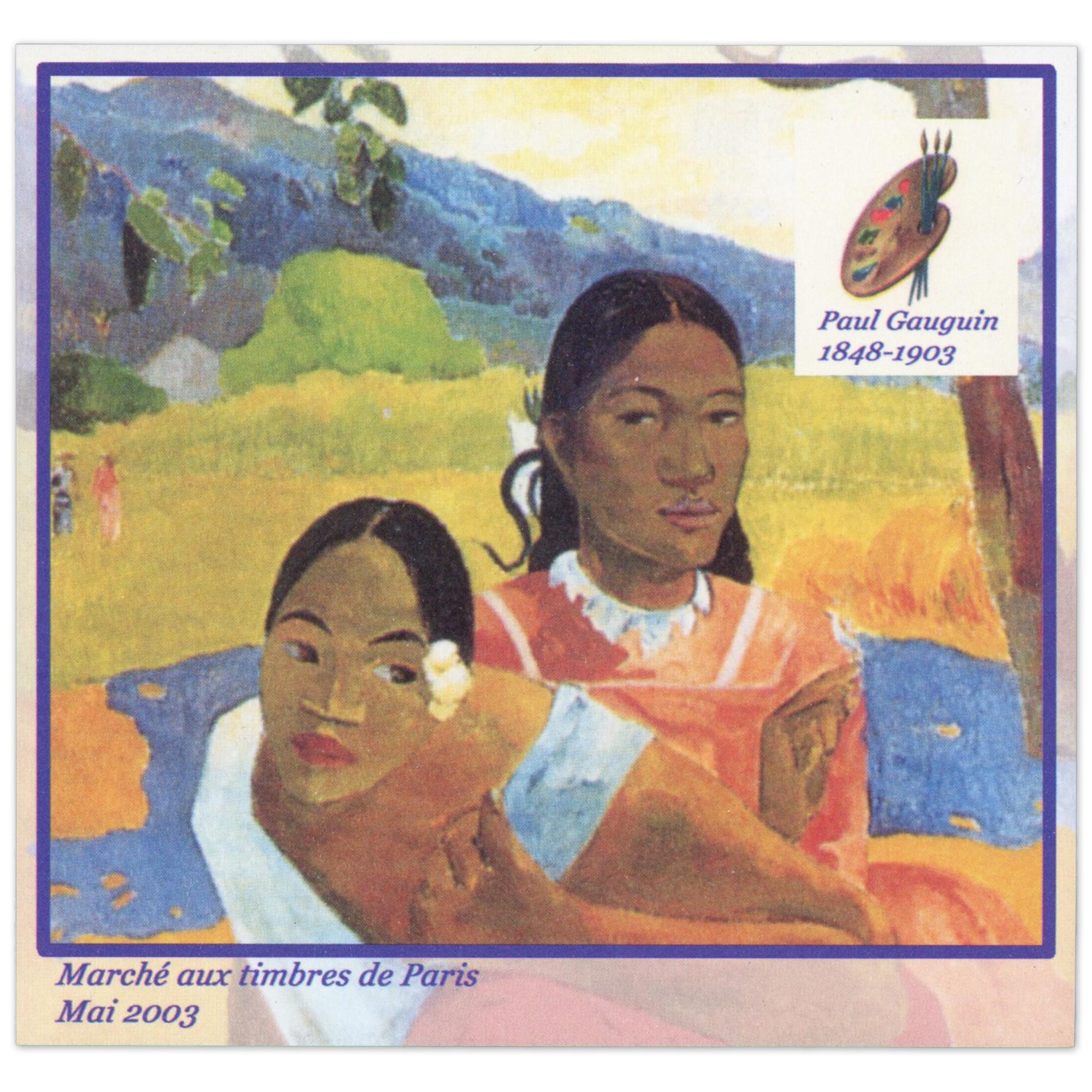 BLOCS SOUVENIRS CARRÉ DE MARIGNY N° 15 PAUL GAUGUIN, 2 BLOCS NEUFS** 2003