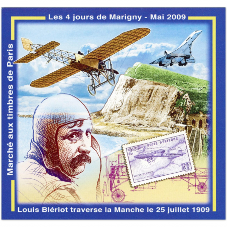 BLOCS SOUVENIRS CARRÉ DE MARIGNY N° 21 LOUIS BLÉRIOT, 2 BLOCS NEUFS** 2009