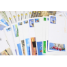 LOT DE 100 ENVELOPPES PRÉ AFFRANCHIES POUR LETTRES 20G FRANCE, THÈMES DIVERS