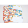 LOT DE 31 ENVELOPPES PRÉ AFFRANCHIES POUR LETTRES 20G FRANCE, FORMAT CARRÉ