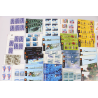 STOCK IMPORTANT DE NORVÈGE MODERNE TIMBRES ET CARNETS NEUFS**, FACIALE 8804 KR