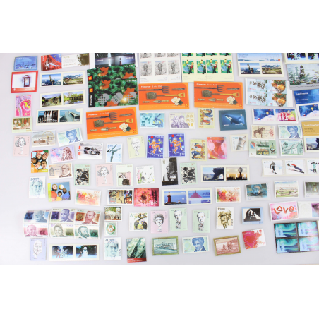 STOCK IMPORTANT DE NORVÈGE MODERNE TIMBRES ET CARNETS NEUFS**, FACIALE 7663 KR