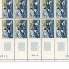 TAAF FEUILLE DE 20 TIMBRES N° 30 ORQUE ILES CROZET, TIMBRES NEUFS** 1969-70