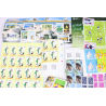 FRANCE LOT AFFRANCHISSEMENT TIMBRES/BLOCS/CARNETS EN EUROS, NEUFS FACIALE 349€