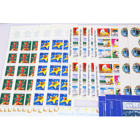 FRANCE LOT AFFRANCHISSEMENT TIMBRES/BLOCS/CARNETS 3 FRANCS, NEUFS FACIALE 469€