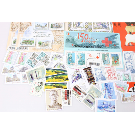 FRANCE LOT DE TIMBRES ET BLOCS ANNÉE 2014 NEUFS**, VALEUR FACIALE 159 EUROS