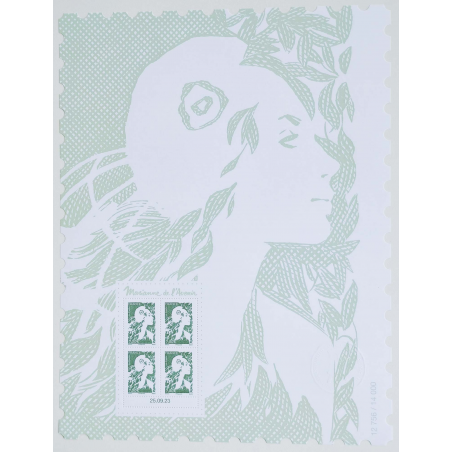 AFFICHE N° AFF5749A FRANCE TIMBRES NEUFS**- ANNEE 2023- MARIANNE DE L´AVENIR