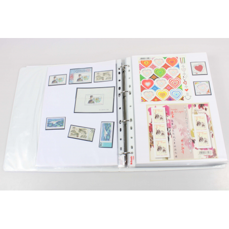 COLLECTION DE TIMBRES NEUFS FRANCAIS MODERNE DE 2008 A 2019 CLASSEUR VOLUMINEUX