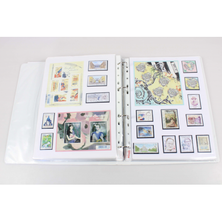 COLLECTION DE TIMBRES NEUFS FRANCAIS MODERNE DE 2008 A 2019 CLASSEUR VOLUMINEUX