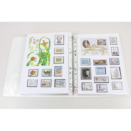 COLLECTION DE TIMBRES NEUFS FRANCAIS MODERNE DE 2008 A 2019 CLASSEUR VOLUMINEUX