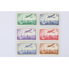 TIMBRES POSTE AERIENNE N° 8 A 13 FRANCE NEUFS AVIONS SURVOLANT PARIS ANNEE 1936