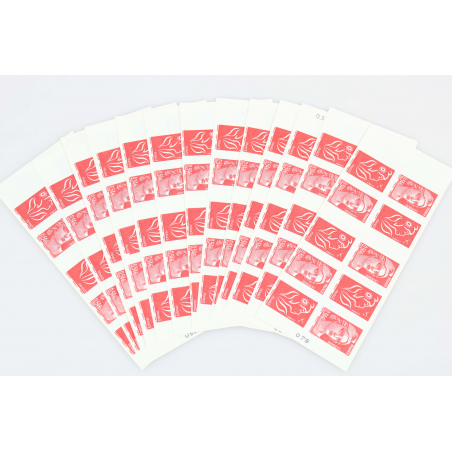 LOT DE 13 CARNETS A COMPO VARIABLE N° 1514 TIMBRES VALIDITE PERMANENTE ET 0.54E