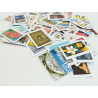 LOT DE 100 TIMBRES VALIDITES PERMANENTES FRANCE AFFRANCHISSEMENT LETTRES VERTES