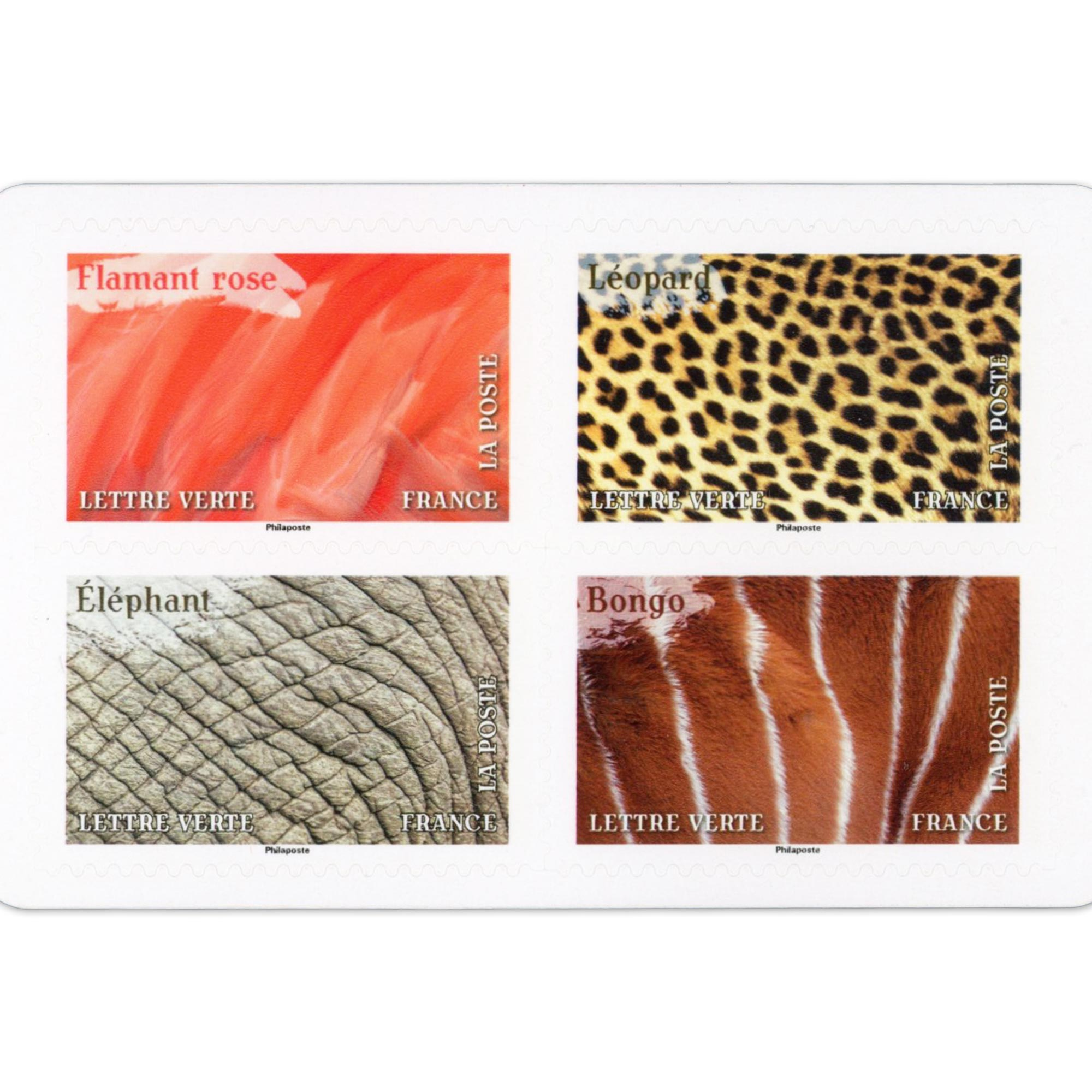 FRANCE CARNET DE TIMBRES N°BC2389 ANIMAUX COULEUR 12 LETTRES 20g POUR AFFRANCHIR