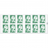 CARNET FRANCE 2358-C5 12 TIMBRES 20G POUR AFFRANCHIR, MARIANNE VERTE DE L'AVENIR