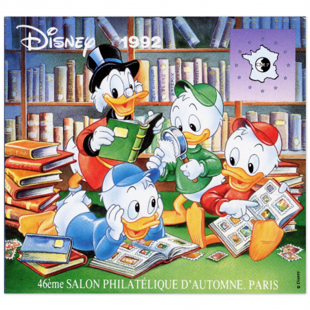 FRANCE BLOC CNEP NON DENTELÉ N°16a "DISNEY 1992 - PICSOU" NEUF**