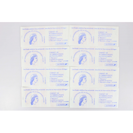 LOT DE 21 CARNETS A COMPO VARIABLE N° 1512 TIMBRES VALIDITE PERMANENTE ET 0.5E