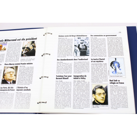 COLLECTION DE FRANCE - ANNEES COMPLETES 1980 A 1989 - AVEC ALMANACH HISTORIQUE