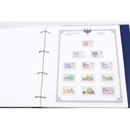 COLLECTION DE FRANCE - ANNEES COMPLETES 1980 A 1989 - AVEC ALMANACH HISTORIQUE