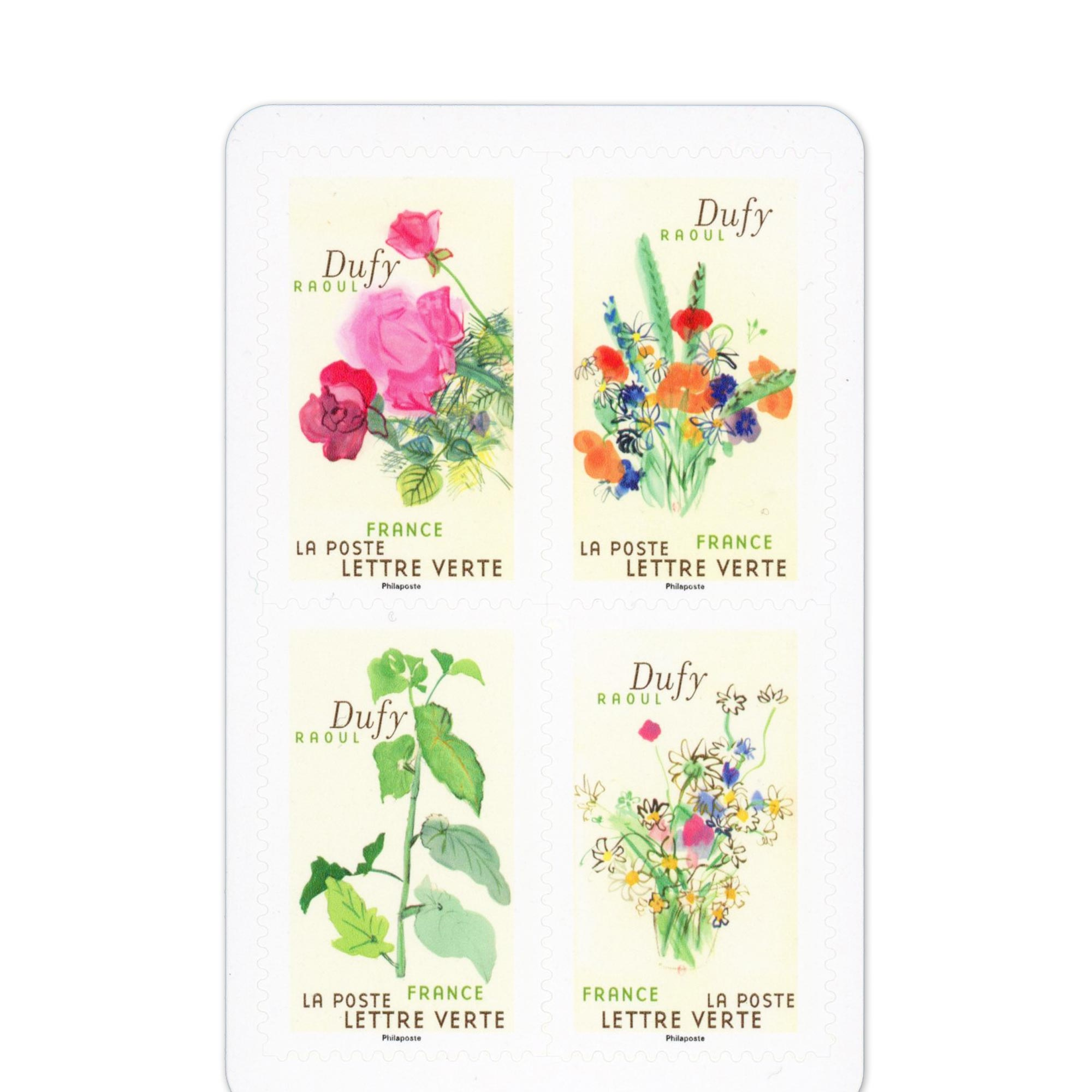 FRANCE CARNET DE TIMBRES N°BC2423 RAOUL DUFY 12 LETTRES 20g POUR AFFRANCHIR