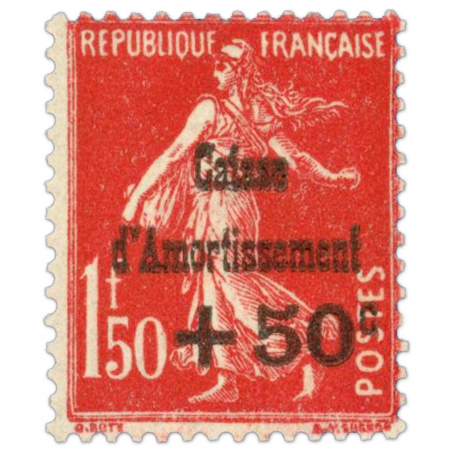 FRANCE N° 277 CAISSE D'AMORTISSEMENT, TIMBRE NEUF SANS CHARNIÈRE LUXE - 1931