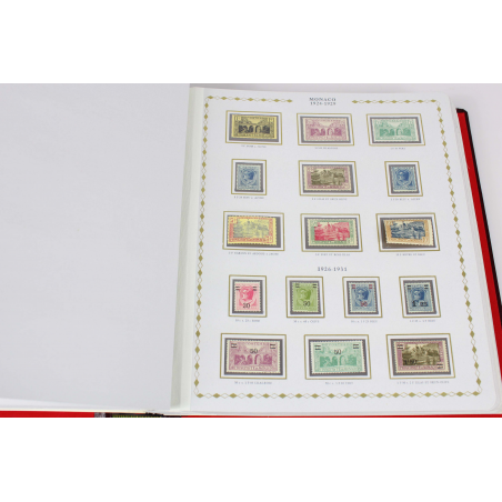 MONACO, COLLECTION TIMBRES NEUFS** DE 1885 A 1962 DANS UN ALBUM PRINCESSE CÉRÈS