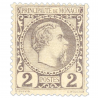 MONACO N°2 TYPE PRINCE CHARLES III TIMBRE NEUF SANS CHARNIERE - ANNÉE 1885