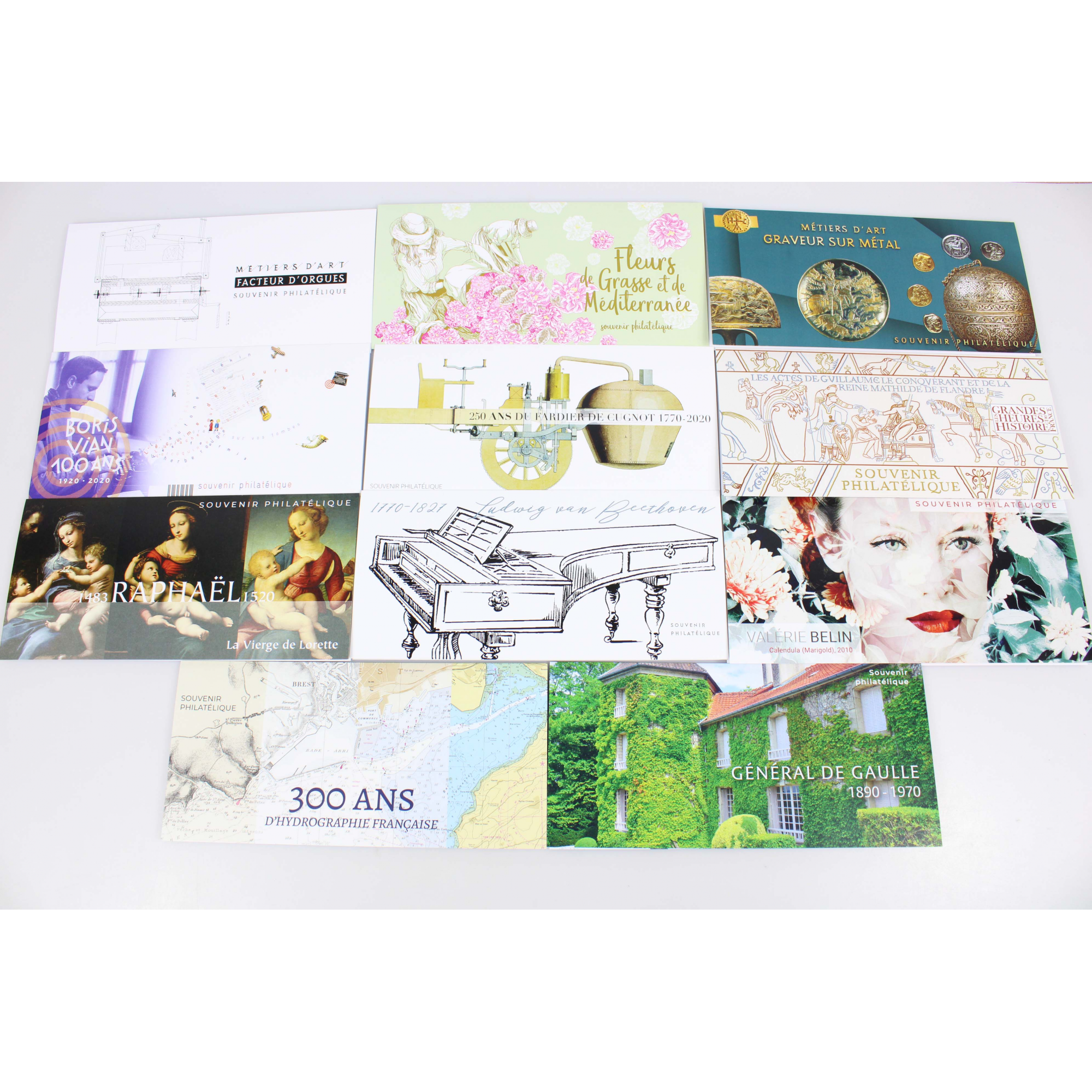 FRANCE COLLECTION BLOCS SOUVENIRS 2020 ANNÉE COMPLÈTE N°164 A 174 NEUFS**