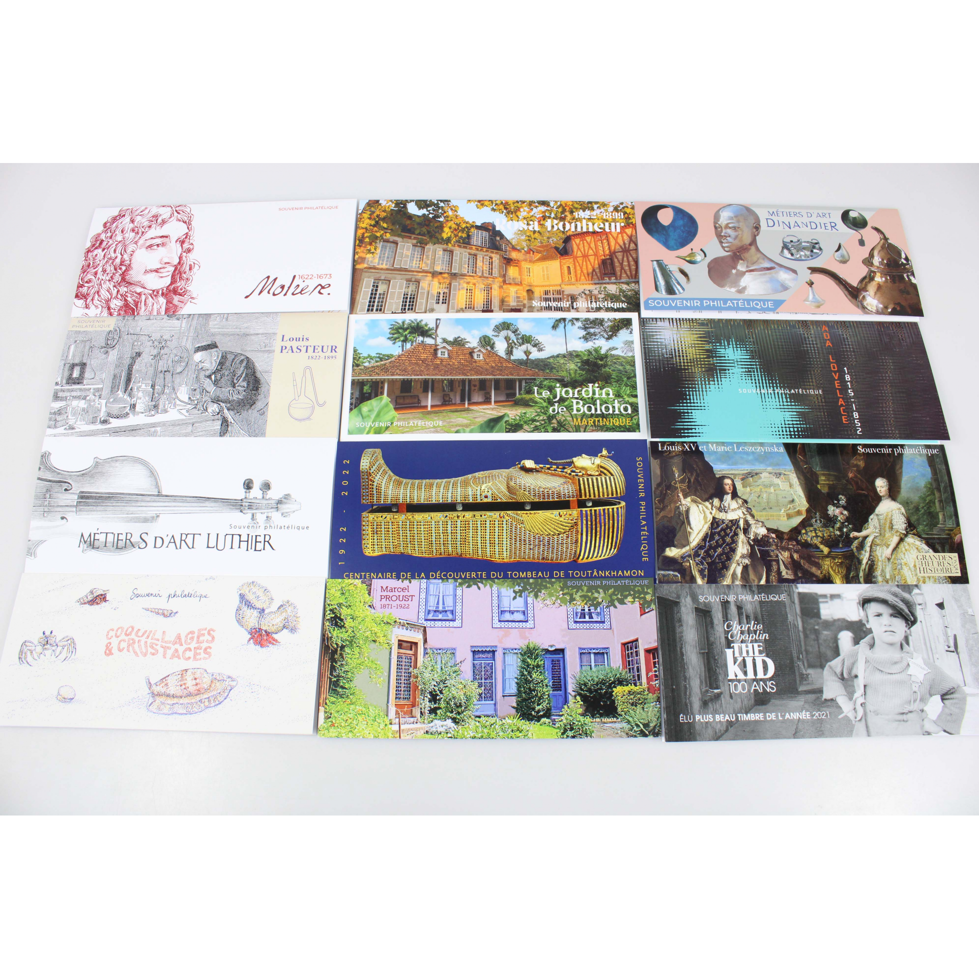 FRANCE COLLECTION BLOCS SOUVENIRS 2022 ANNÉE COMPLÈTE N°187 A 198 NEUFS**